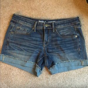 Mossimo Denim Mid-Rise Midi Jean Shorts